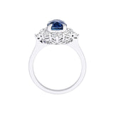 Sapphire Diamond Ring - SRNEL00398