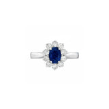 Sapphire Diamond Ring - SRNEL00463