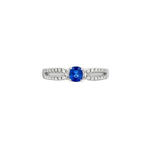 Sapphire Diamond Ring - SRNEL00471