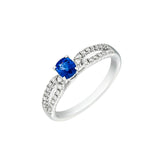 Sapphire Diamond Ring-Sapphire Diamond Ring - SRNEL00471
