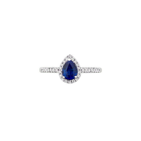Sapphire Diamond Ring - SRNEL00505