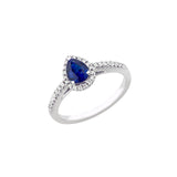 Sapphire Diamond Ring - SRNEL00505