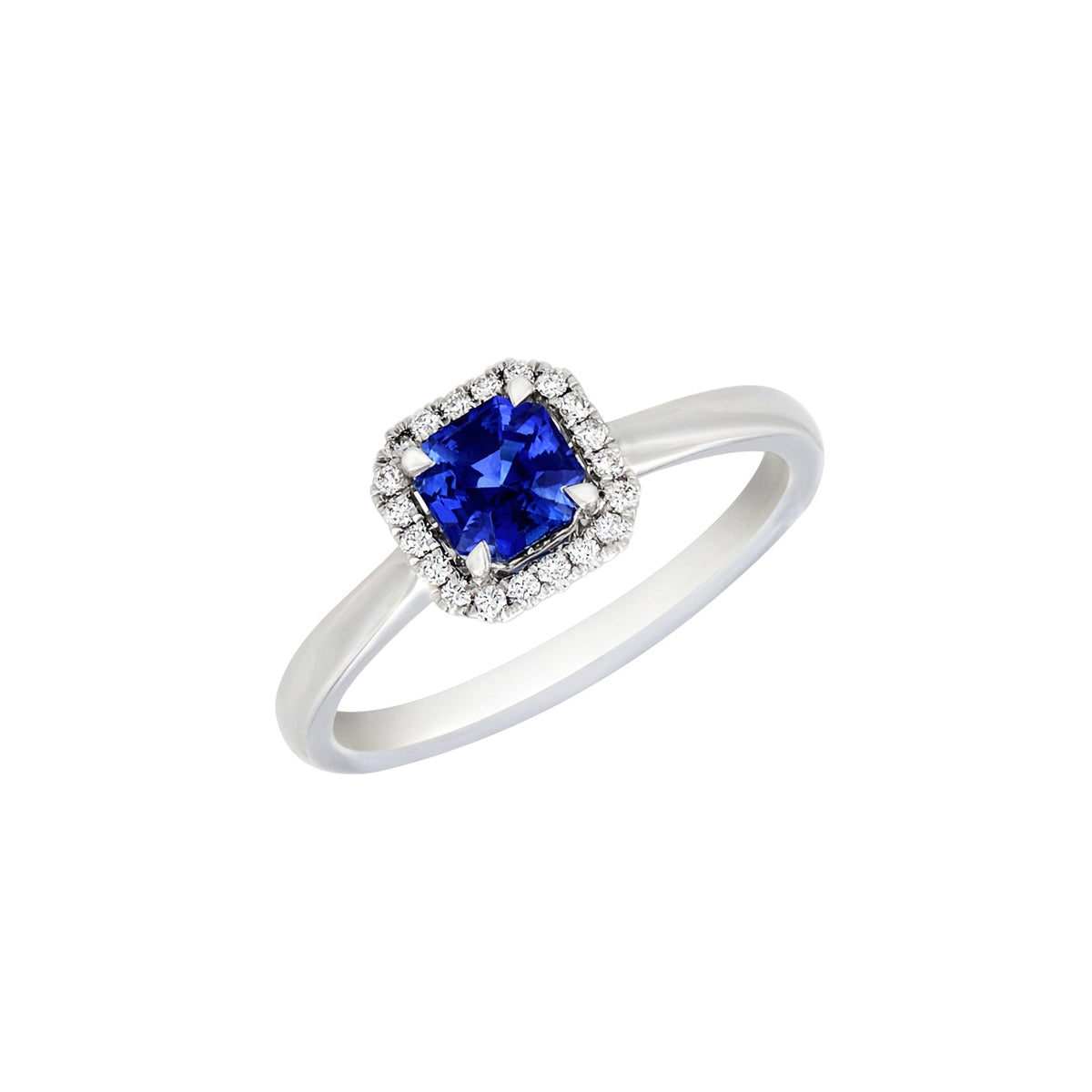 Sapphire Diamond Ring - SRNEL00596