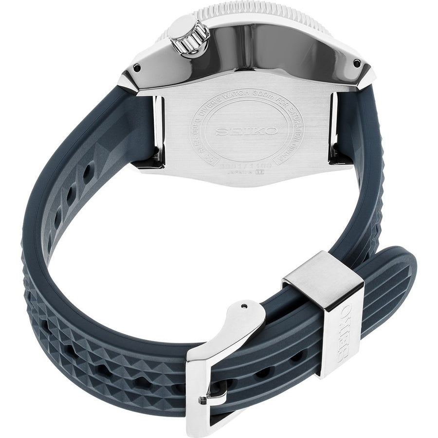 Seiko Prospex SLA039 - SLA039 - Seiko Prospex SLA039 in a 44.8mm stainless steel case with blue dial on rubber strap, featuring a date display and automatic movement. Limited to 1,100 pieces.