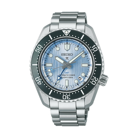 Seiko Prospex SPB385 - Seiko Prospex in a 42mm stainless steel case with blue dial on stainless steel bracelet, featuring a chronograph function, date display and automatic movement with up to 72 hours of power reserve. Limited edition to 4000 pieces worldwide.