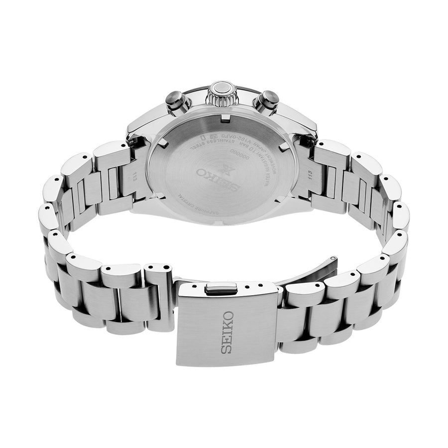 Seiko Prospex SSC813 - SSC813 - Seiko Prospex SSC813 in a 39mm stainless steel case with white dial on stainless steel bracelet, featuring a chronograph function, date display and solar movement.