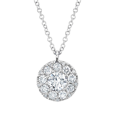 Shy Creation Bella Riva Diamond Cluster Necklace - SC22008046