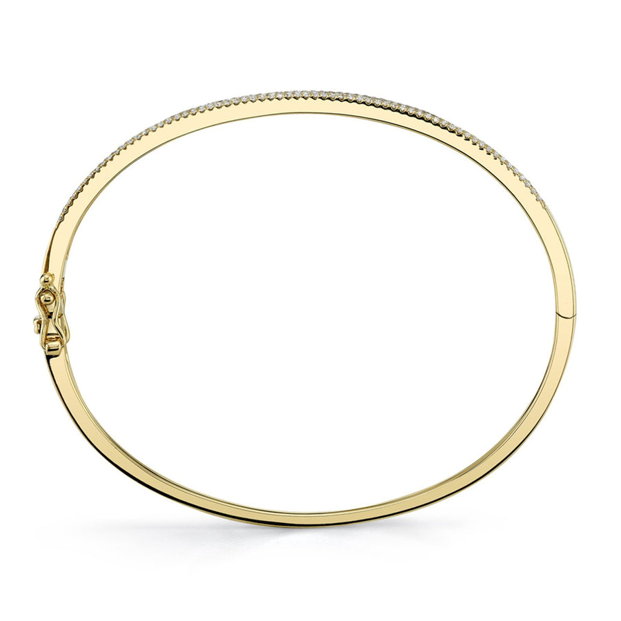 Shy Creation Diamond Bangle - SC55002256ZS - Shy Creation Diamond Bangle in 14 karat yellow gold with diamonds totaling 0.52 carats.