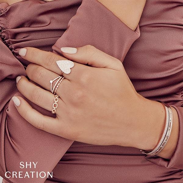 Shy Creation Diamond Bangle - SC55002257ZS