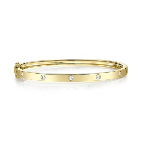 Shy Creation Diamond Bangle 0.38 CT-Shy Creation Diamond Bangle - SC55004067ZS - Shy Creation Diamond Bangle in 14 karat yellow gold with diamonds totaling 0.38 carats.