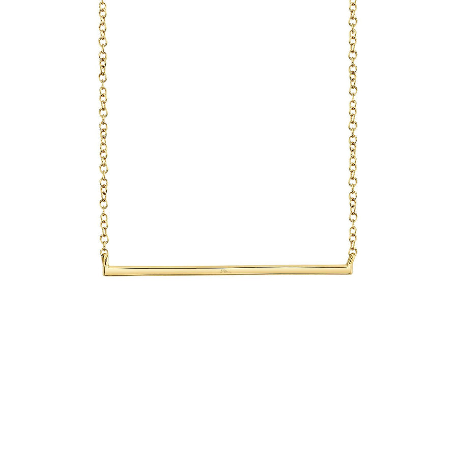 Shy Creation Diamond Bar Necklace - SC55001291