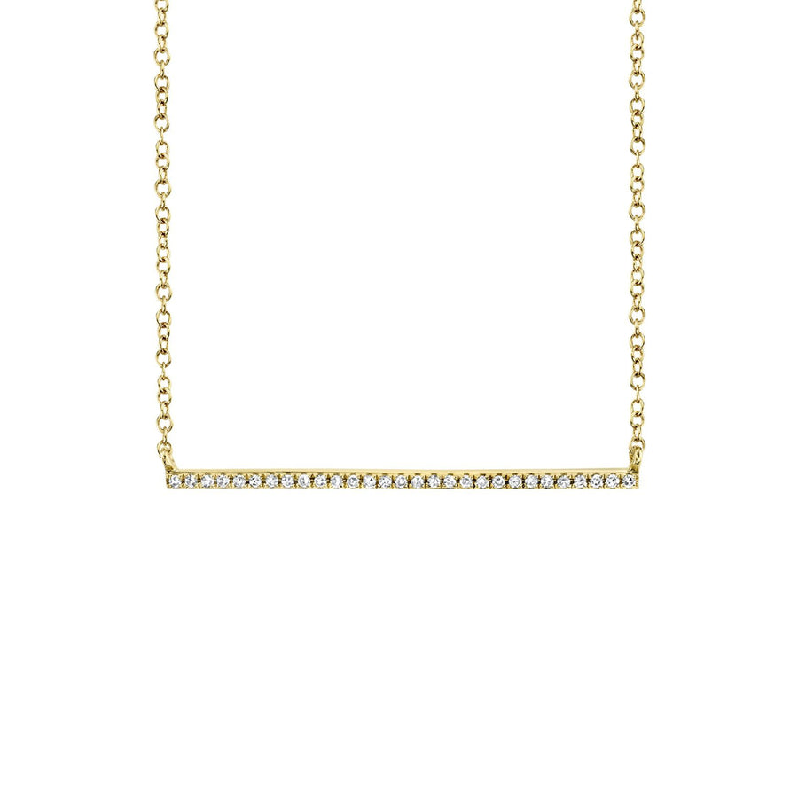 Shy Creation Diamond Bar Necklace - SC55001291