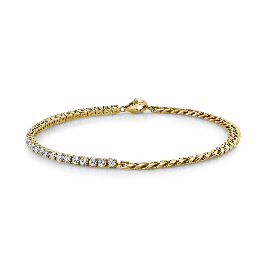Shy Creation Diamond Bezel Bracelet - SC55021817