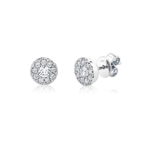 Shy Creation Diamond Cluster Earrings-Shy Creation Diamond Cluster Earrings - SC22008055