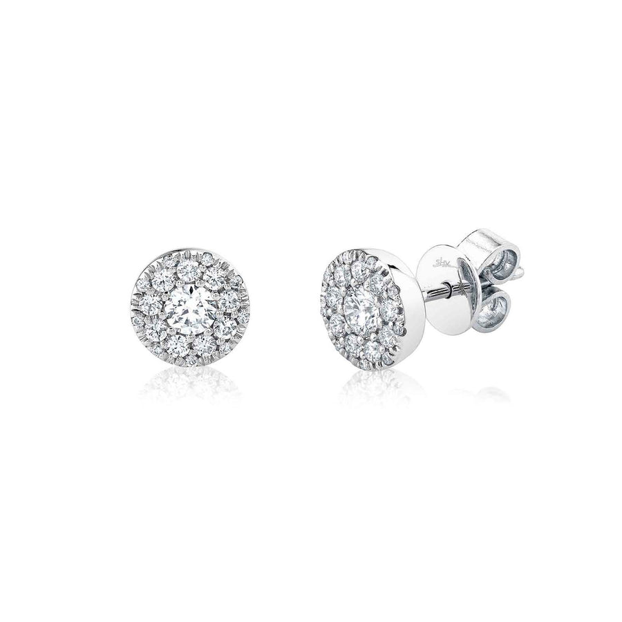 Shy Creation Diamond Cluster Earrings - SC22008243