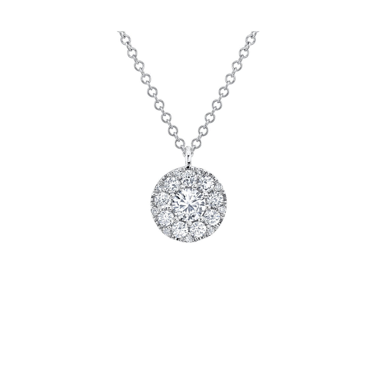 Shy Creation Diamond Cluster Necklace - SC22008043