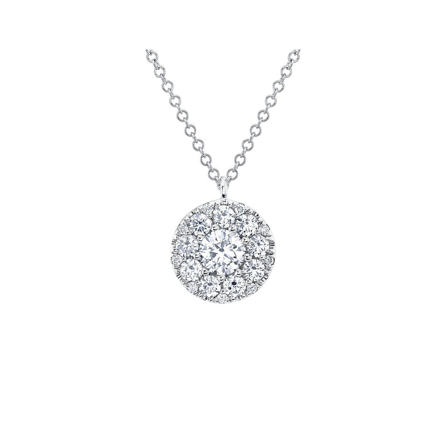 Shy Creation Diamond Cluster Necklace - SC22008049