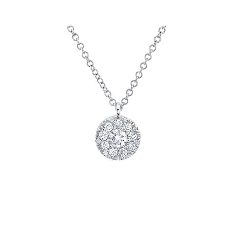 Shy Creation Diamond Cluster Necklace - SC22008078