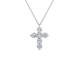 Shy Creation Diamond Cross Necklace-Shy Creation Diamond Cross Necklace - SC55021384