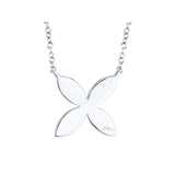 Shy Creation Diamond Flower Necklace-Shy Creation Diamond Flower Necklace - SC55002921