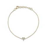 Shy Creation Diamond Heart Bracelet - SC55007634
