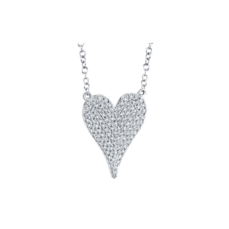 Shy Creation Diamond Heart Necklace - SC55002004