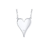 Shy Creation Diamond Heart Necklace-Shy Creation Diamond Heart Necklace - SC55002004