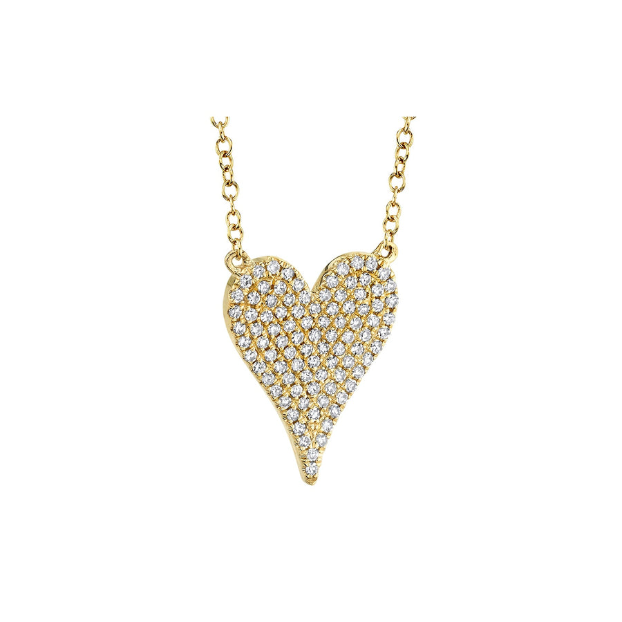 Shy Creation Diamond Heart Necklace - SC55002005