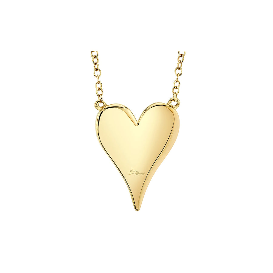 Shy Creation Diamond Heart Necklace - SC55002005