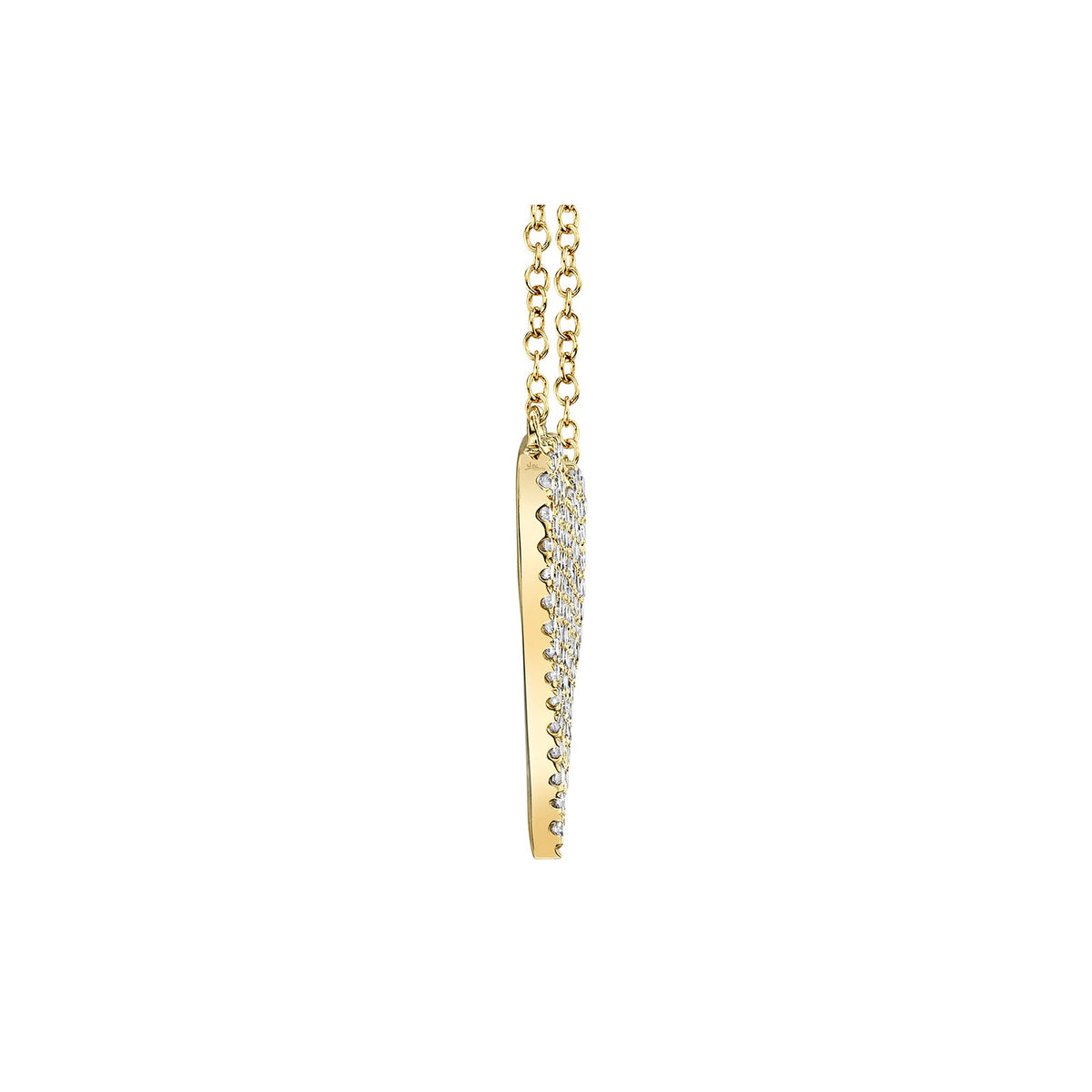Shy Creation Diamond Heart Necklace - SC55002005