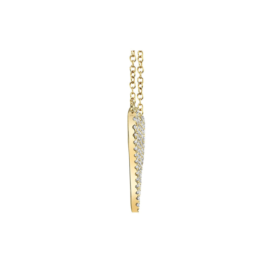 Shy Creation Diamond Heart Necklace - SC55002005
