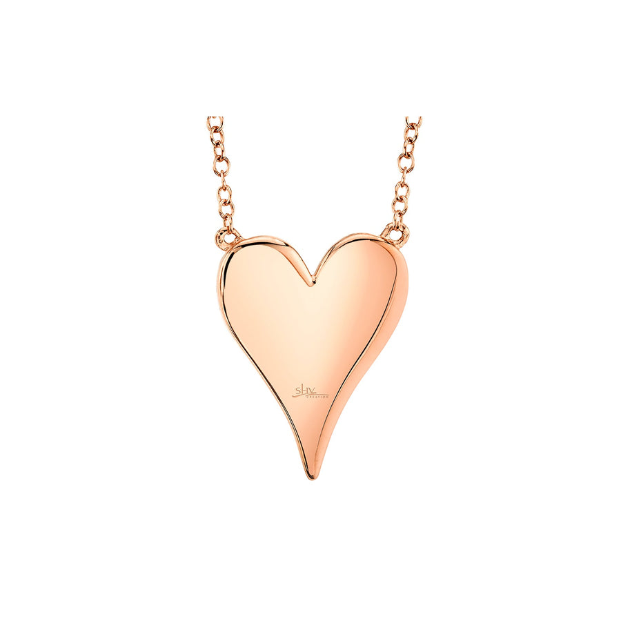 Shy Creation Diamond Heart Necklace - SC55002006