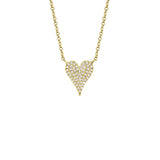 Shy Creation Diamond Heart Necklace-Shy Creation Diamond Heart Necklace - SC55006926