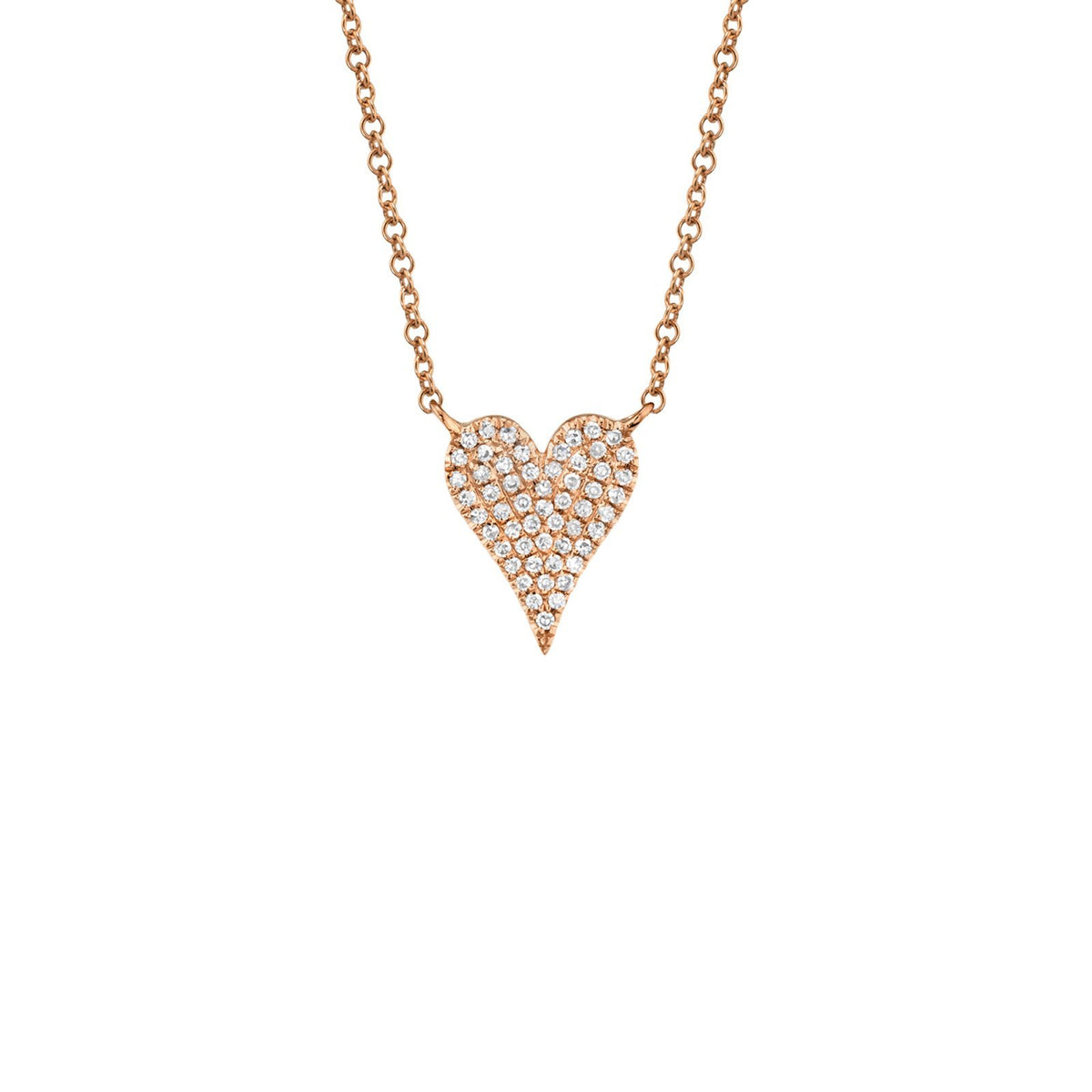 Shy Creation Diamond Heart Necklace 0.11 CT - SC55006927