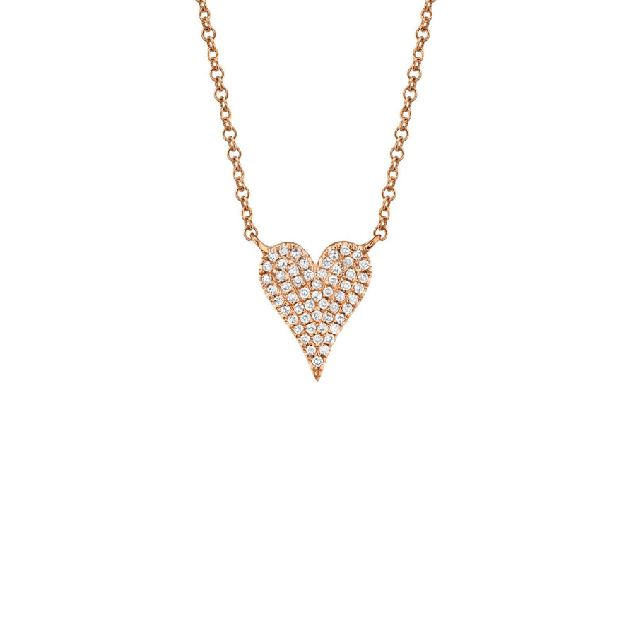 Shy Creation Diamond Heart Necklace 0.11 CT - SC55006927