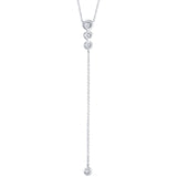 Shy Creation Diamond Lariat Necklace-Shy Creation Diamond Lariat Necklace - SC55002606