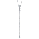 Shy Creation Diamond Lariat Necklace-Shy Creation Diamond Lariat Necklace - SC55002606