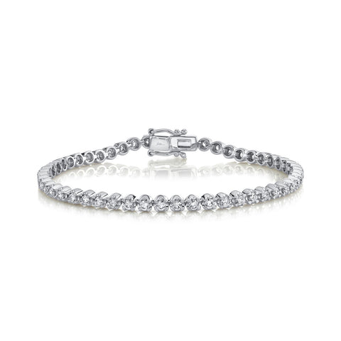 Shy Creation Diamond Line Bracelet 2.67 CT-Shy Creation Diamond Line Bracelet -