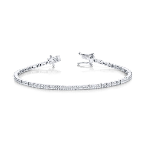 Shy Creation Diamond Line Bracelet-Shy Creation Diamond Line Bracelet - SC55008861