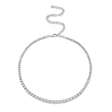 Shy Creation Diamond Tennis Necklace - SC55005140