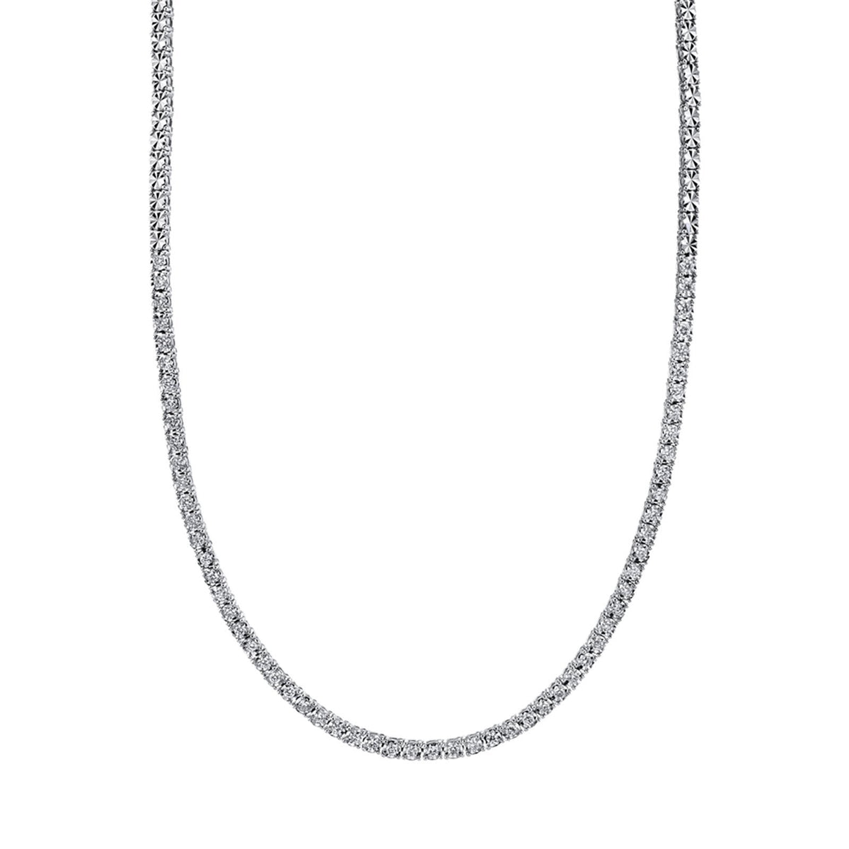 Shy Creation Diamond Tennis Necklace - SC55009469