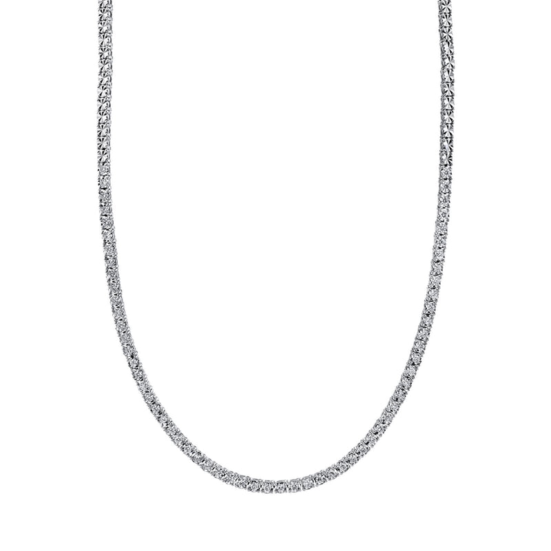 Shy Creation Diamond Tennis Necklace 0.95 CT-Shy Creation Diamond Tennis Necklace - SC55009469