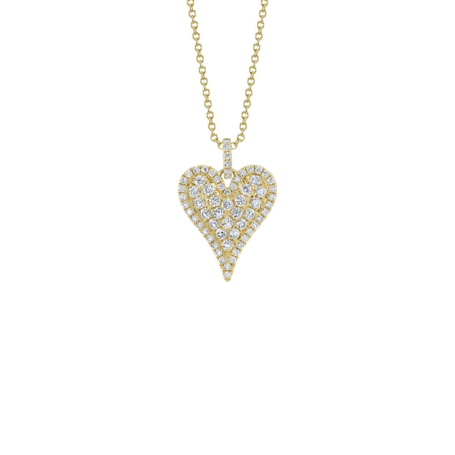 Shy Creation Glittara Diamond Heart Necklace - SC55023663