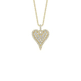 Shy Creation Glittara Diamond Heart Necklace-Shy Creation Glittara Diamond Heart Necklace - SC55023663