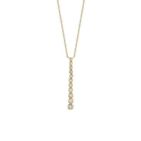 Shy Creation Lariat Diamond Necklace - SC55023854