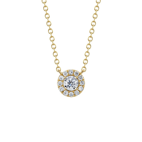 Shy Creation Stella Diamond Necklace-Shy Creation Stella Diamond Necklace - SC55024122V2