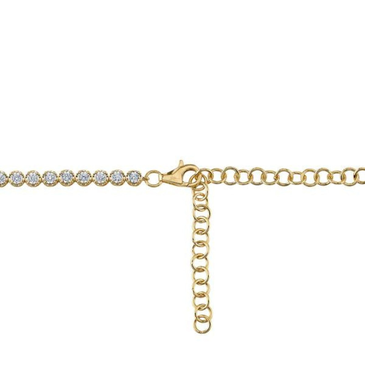Shy Creation Stella Diamond Tennis Necklace - SC55024327V2