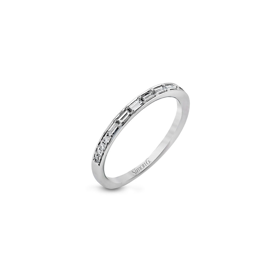 Simon G Diamond Engagement Ring Mounting and Wedding Band Set -