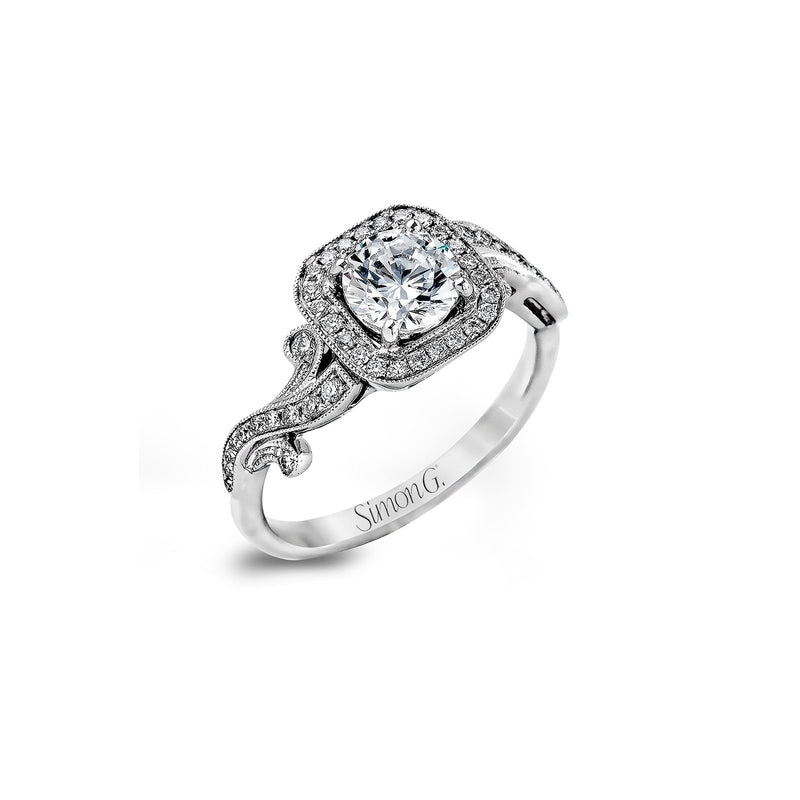 Simon G Diamond Engagement Ring Mounting-Simon G Diamond Engagement Ring Mounting -