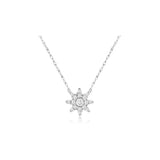 Star Diamond Necklace-Star Diamond Necklace -